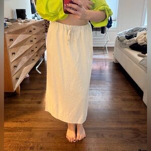 Reformation Elsa linen skirt